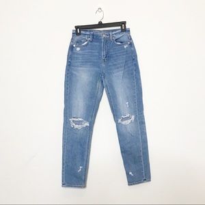 American Eagle Distressed Mom Jeans